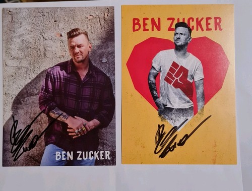 Ben zucker autogramm karte - zucker,
