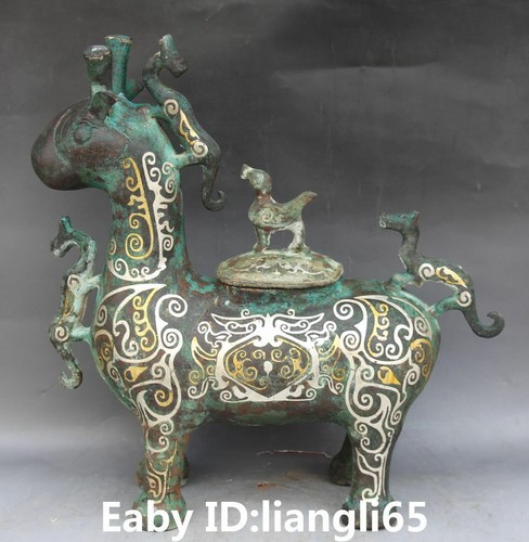 Bronze ware silberdrache beast - bronze,