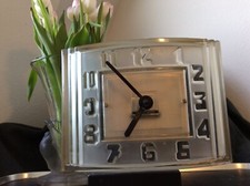 ATO Magnetpendel Uhr Rene Lalique für Leon Hatot Paris 1920/30