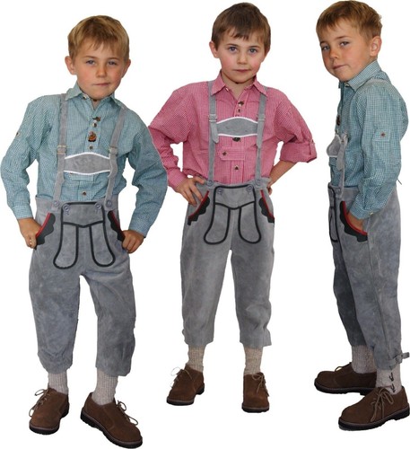 Kniebundlederhose lederhose - lederhose, +
