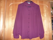 Damen Bluse Bordeauxrot Gr. 38