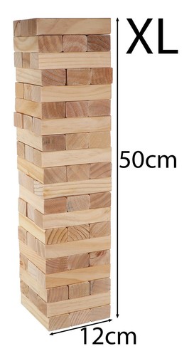 Stapelturm 50cm holz - xl,