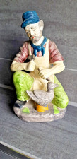 Kunst keramik figur arbeiter - keramik,