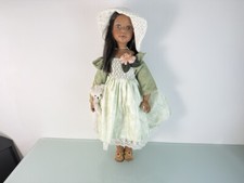 Künstlerpuppe Sammler alte Porzellan Puppe 68 cm Zustand siehe Fotos 