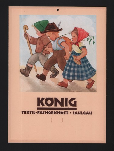Saulgau werbung 1930 könig - werbung,