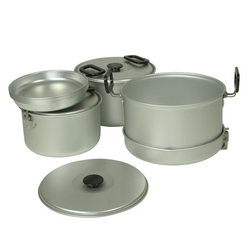 Woodman camping kochset - v, alu