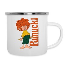 Pumuckl Mit Verschmitztem Lächeln Und Logo Camping-Becher