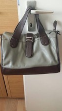 Handtasche, olive, Braun 