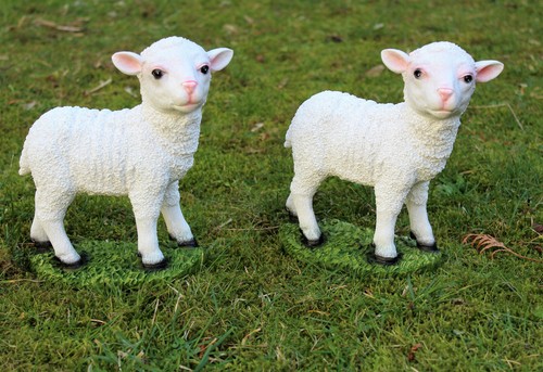Lamm gartenfigur schaf - lamm,