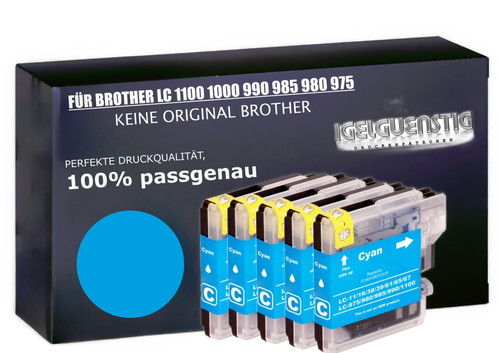 Druckerpatronen cyan - 5,