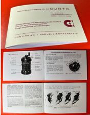 Curta Gebrauchsanweisung für Curta-Rechenmaschine Bedienungsanleitung (deutsch)