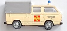 VW T3  Doppelkabine mit Pritsche und Plane  Blaulicht   ROCO ASB Hannove