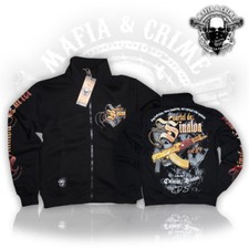 441J Mafia & Crime Herren Sinaloa Cartel Stehkragen Zipper