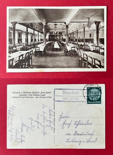 Arnsdorf bei döbeln 1935 - ak,