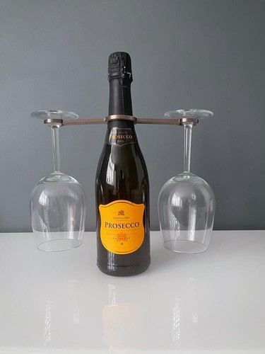 Glashalter auf flasche für - glashalter,