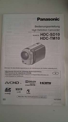 Panasonic camcorder full - panasonic,