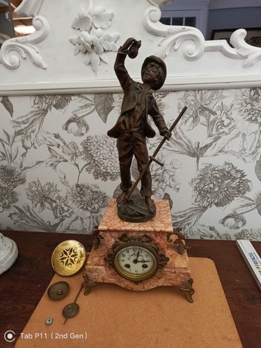 Antike franz figuren pendule - figuren,