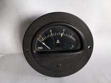 Amperemeter analog 0-15 A, antik, 8 cm, Einbaugerät 