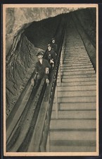 Berchtesgaden, Rutschbahn im Salzbergwerk, Ansichtskarte 