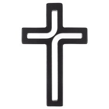 Buchenholz Modern Wandkreuz