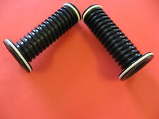 Fahrrad Lamellen Griffe Rillengriffe Bonanza schwarz/weiß RETRO Oldie Vintage 