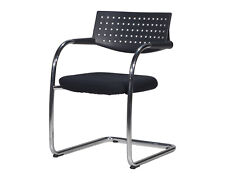 Vitra Visavis schwarz Gestell chrom