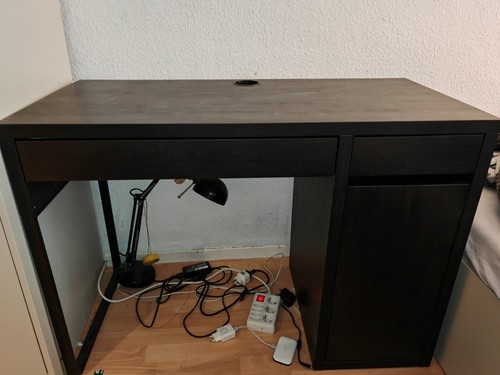 Schreibtisch schwarzbraun - schreibtisch,
