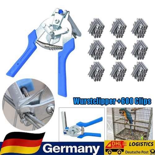 Wurstclipper 600 clips - wurstclipper, +600