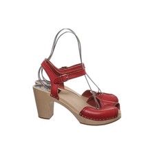 Swedish Hasbeens, Clogs, Größe: 39, Rot, Damen #T8x
