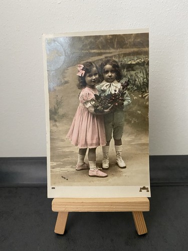 Vintage postkarte zwei - postkarte,