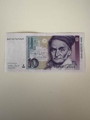 Brd banknote schein 1 - brd, 10