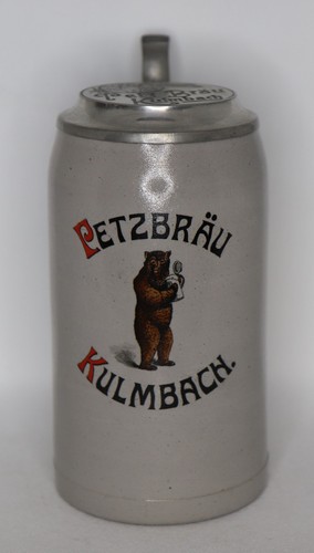 Bierkrug petzbräu kulmbach - bierkrug,