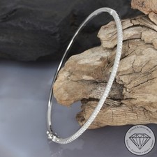 Wert 3650 € Brillant Armreif (0,31 carat) 585 14 Karat Weiß Gold xxyy