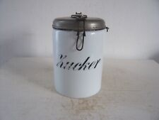 Alte Dose Porzellan „Zucker“ Shabby Chic Vintage Brocante Vorratsbehälter Deko
