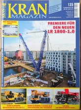 Kran Magazin Nr. 135, Dezember 2020, Liebherr, Demag, Tadano, Terex, Manitowoc 