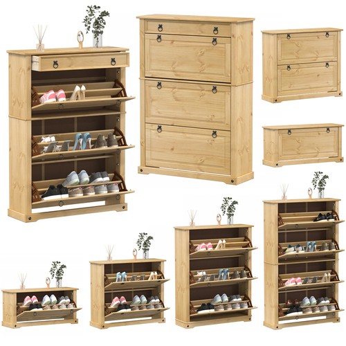 Corona schuhschrank massivholz - corona,