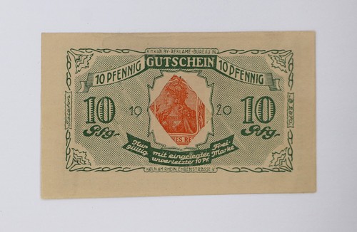 Notgeld pfennig h kjölby - notgeld, 10