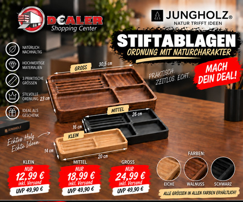 Stiftablage aus holz - holz, in