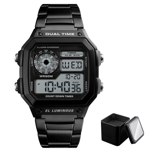 Herren digitaluhr chronograph - digitaluhr,