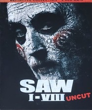 Saw Definitive Collection Uncut Blu-ray Box Teil 1-8  9Blu-ray's