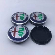 4x 56mm ALFA ROMEO Nabendeckel für 159  Giulietta GT Mito Radkappen Felgendeckel