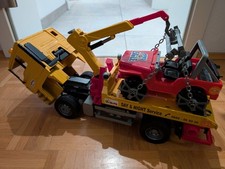 bruder 02750 - Man TGA Abschlepp-LKW mit Geländewagen - 1:16 Abschleppwagen, Abs