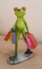 Frosch von Formano, " Shoppingfrau", Vitrinenstück, sehr guter Zustand 