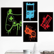 Bunte Leinwandmalerei mit