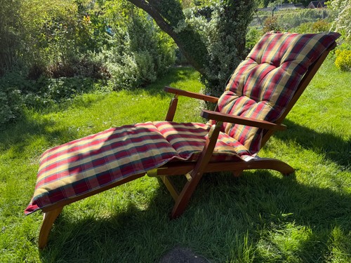 Deckchair incl auflage und - auflage,