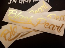 Black Pearl Aufkleber Chrom Gold Auto Style Sticker Tuning Racing JDM Schocker 