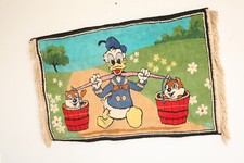 60erTEPPICH 50er  Carpet 70s Wandteppich  Walt Disney Donald Duck POP ART