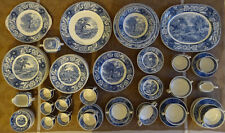 Wood & Sons Burslem England Blue & White  - großes Service