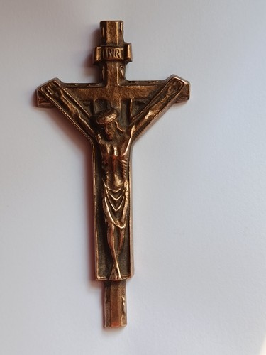 Vintage bronzekreuz 13cm - vintage,
