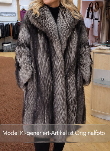 Silber fuchs jacke - jacke, echt